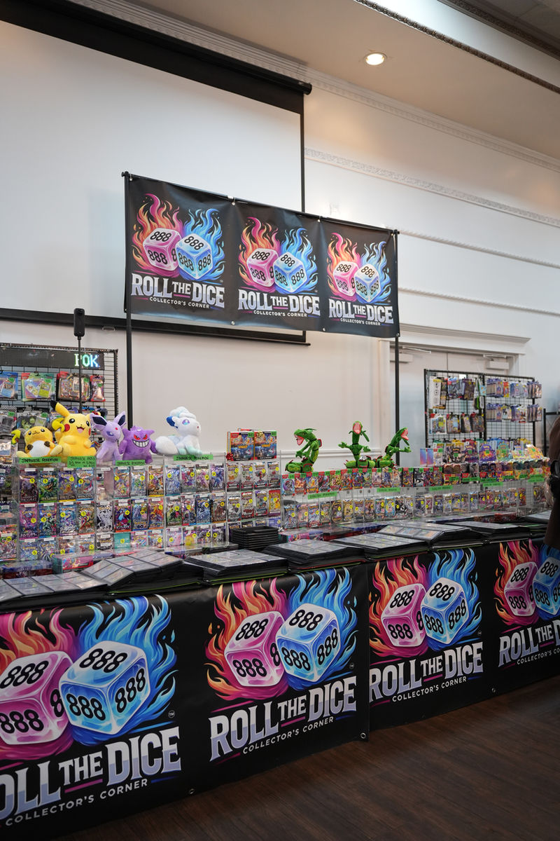 Vendor tables at the Vancouver Westside Collectibles Convention